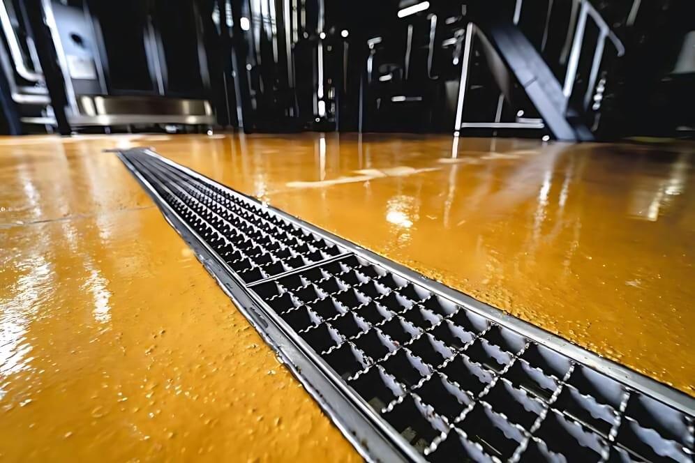Stainless steel industrial drainage system by Laxmi Metal Craft